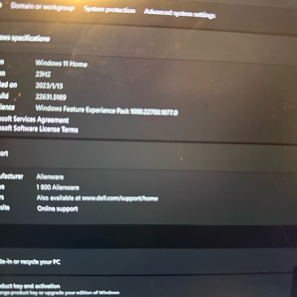 Alienware Silver Gaming Laptop with RGB Backlit Keyboard - Picture 6 of 10